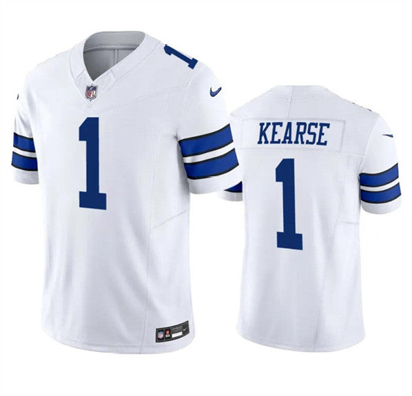 Dallas Cowboys #1 Jayron Kearse White 2023 FUSE Vapor Limited Football Stitched Jersey