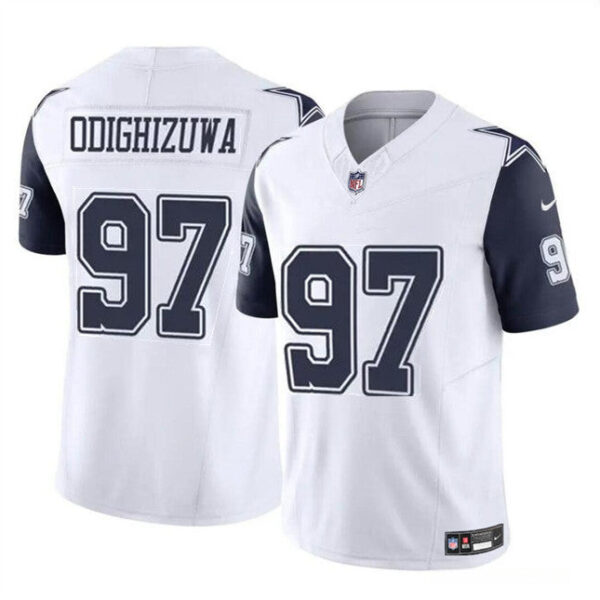 Dallas Cowboys #97 Osa Odighizuwa White FUSE Vapor Untouchable Limited Stitched Jersey