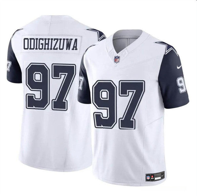 Dallas Cowboys #97 Osa Odighizuwa White FUSE Vapor Untouchable Limited Stitched Jersey