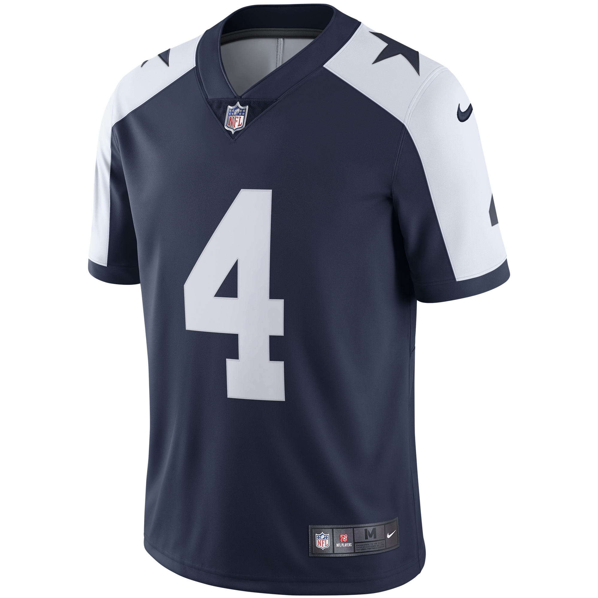 Dak Prescott Dallas Cowboys Nike Alternate Vapor Limited Jersey Navy - Image 2