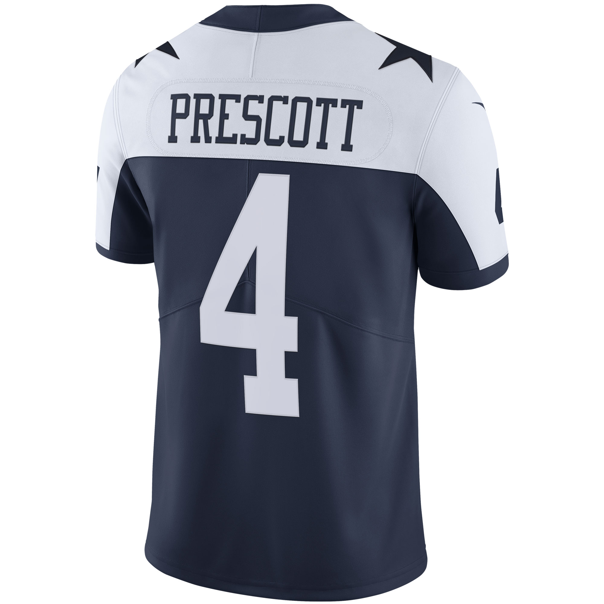Dak Prescott Dallas Cowboys Nike Alternate Vapor Limited Jersey Navy - Image 3