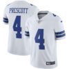 Dak Prescott Dallas Cowboys Nike Vapor Limited Player Jersey White