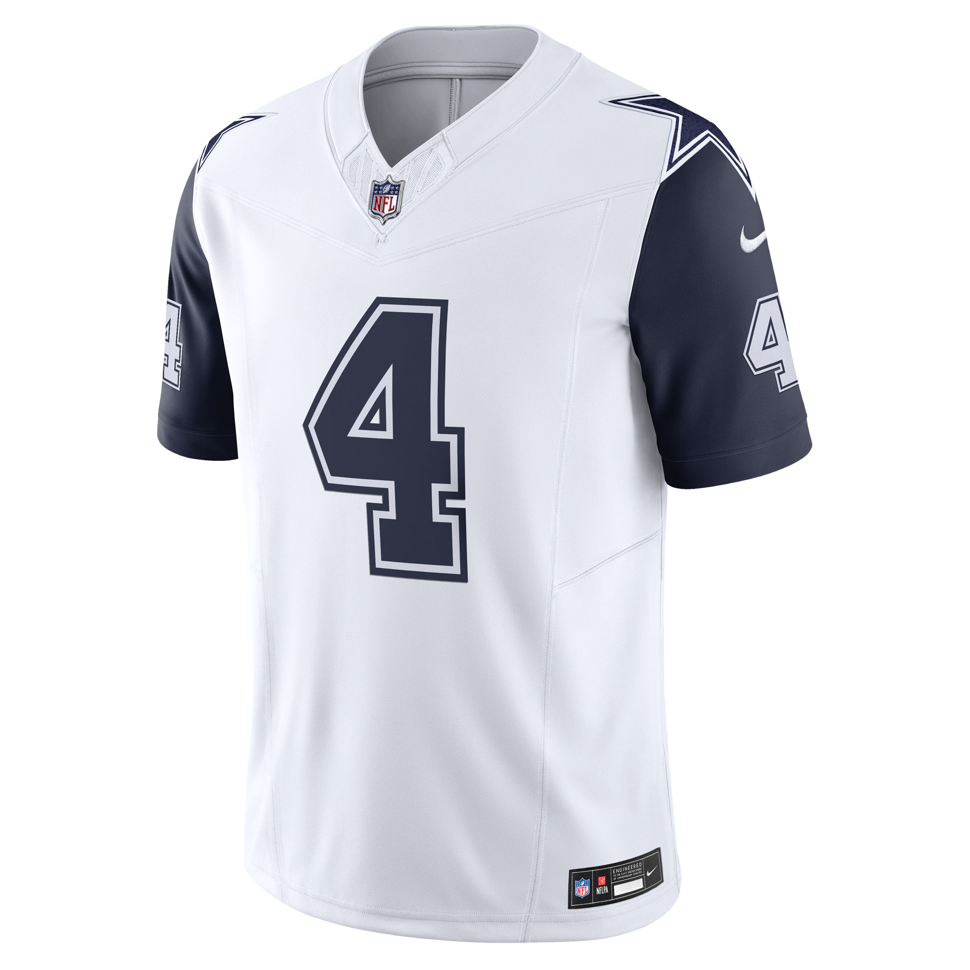 Dak Prescott Dallas Cowboys Nike Vapor FUSE Limited Jersey White - Image 2