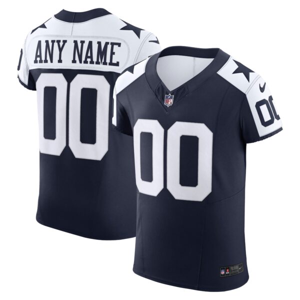 Dallas Cowboys Nike Vapor FUSE Elite Custom Jersey Navy