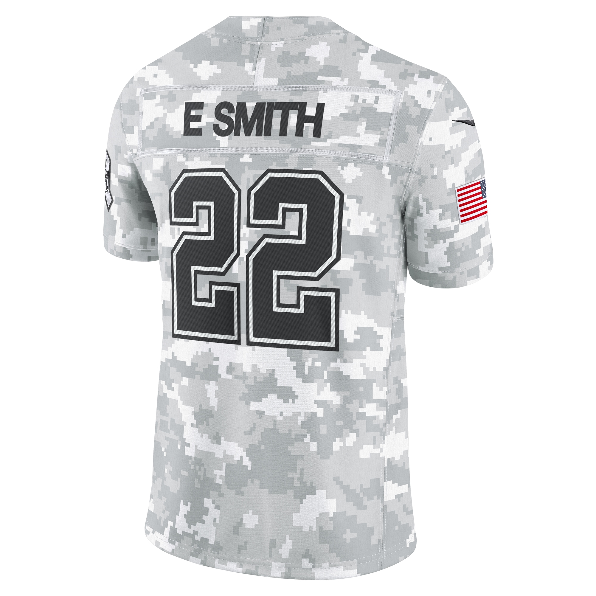 Emmitt Smith Dallas Cowboys Nike 2024 Salute To Service Retired Player Limited Jersey Arctic Camo - Image 3