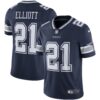 Ezekiel Elliott Dallas Cowboys Nike Vapor Limited Jersey Navy