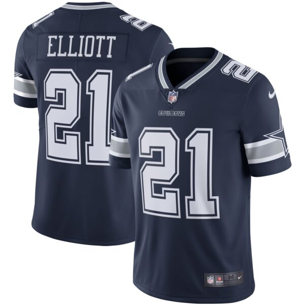 Ezekiel Elliott Dallas Cowboys Nike Vapor Limited Jersey Navy