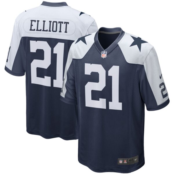 Ezekiel Elliott Dallas Cowboys Nike Alternate Game Team Jersey Navy