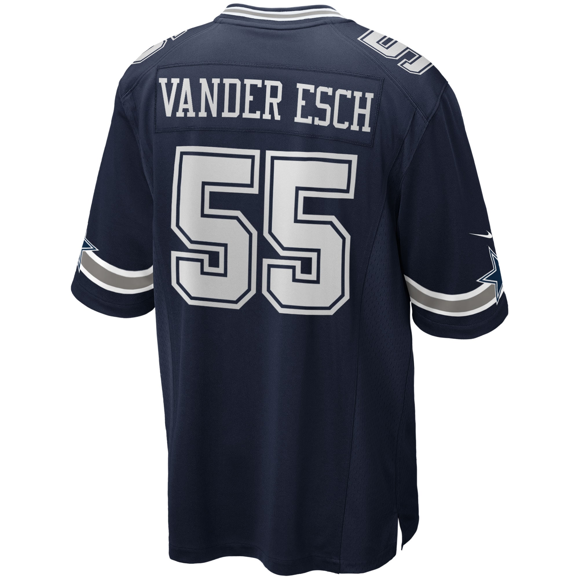 Leighton Vander Esch Dallas Cowboys Nike Team Game Jersey Navy - Image 3