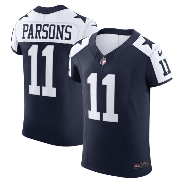 Micah Parsons Dallas Cowboys Nike Alternate Vapor FUSE Elite Jersey Navy