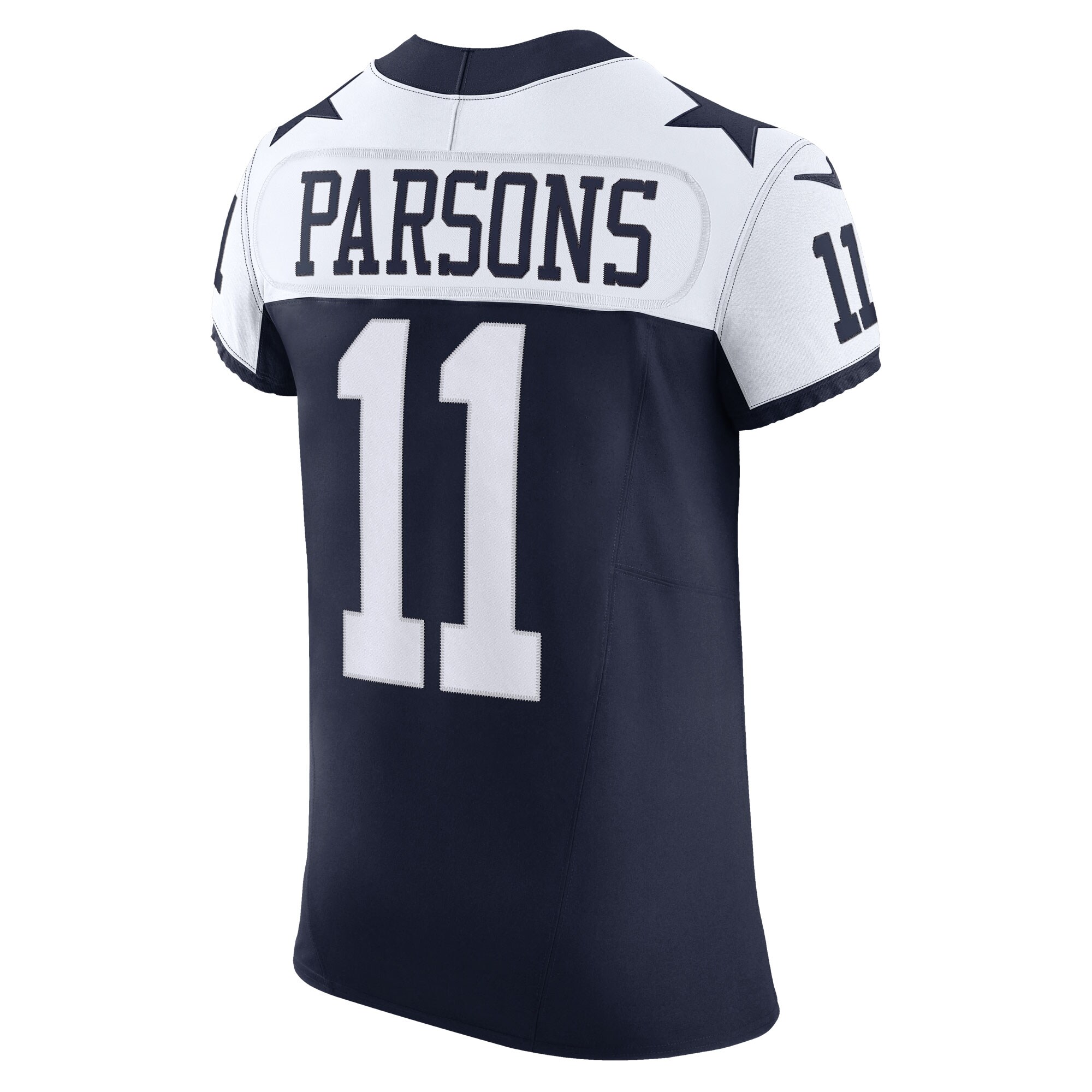 Micah Parsons Dallas Cowboys Nike Alternate Vapor FUSE Elite Jersey Navy - Image 3