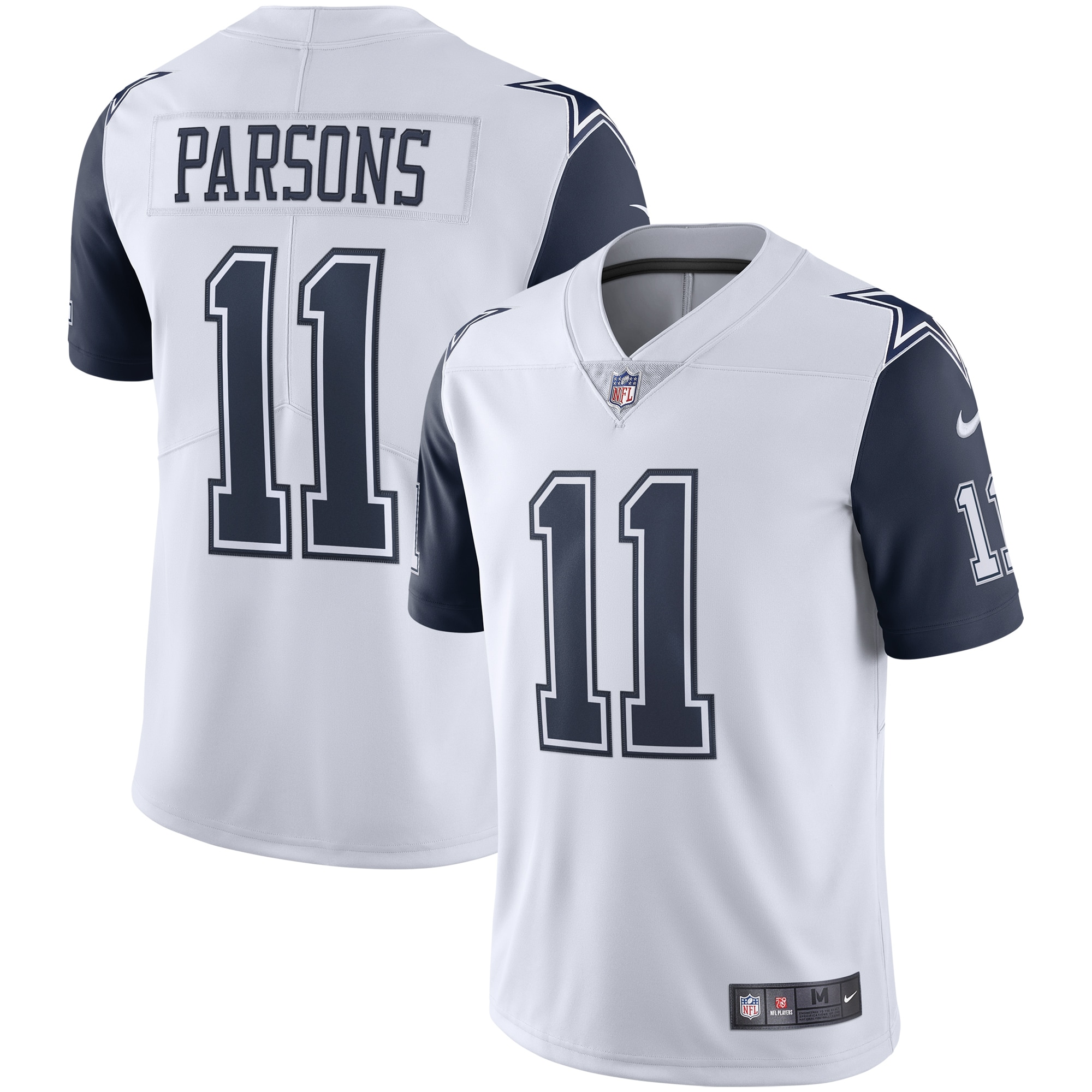 Micah Parsons Dallas Cowboys Nike Alternate 2 Vapor Limited Jersey White