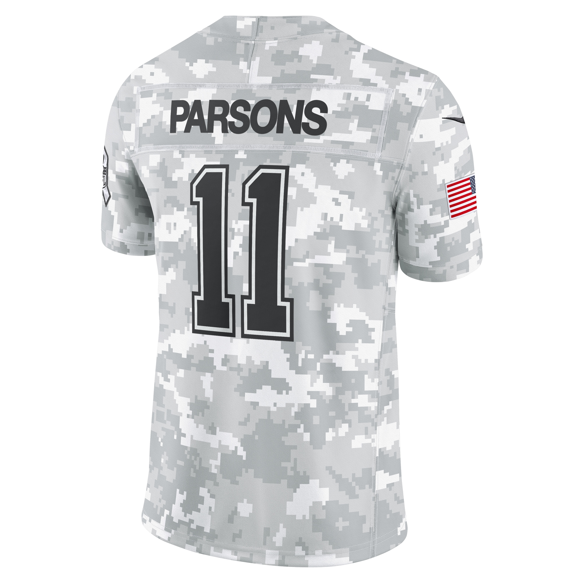 Micah Parsons Dallas Cowboys Nike 2024 Salute To Service Limited Jersey Arctic Camo - Image 3