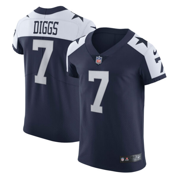 Trevon Diggs Dallas Cowboys Nike Alternate Vapor Elite Jersey Navy