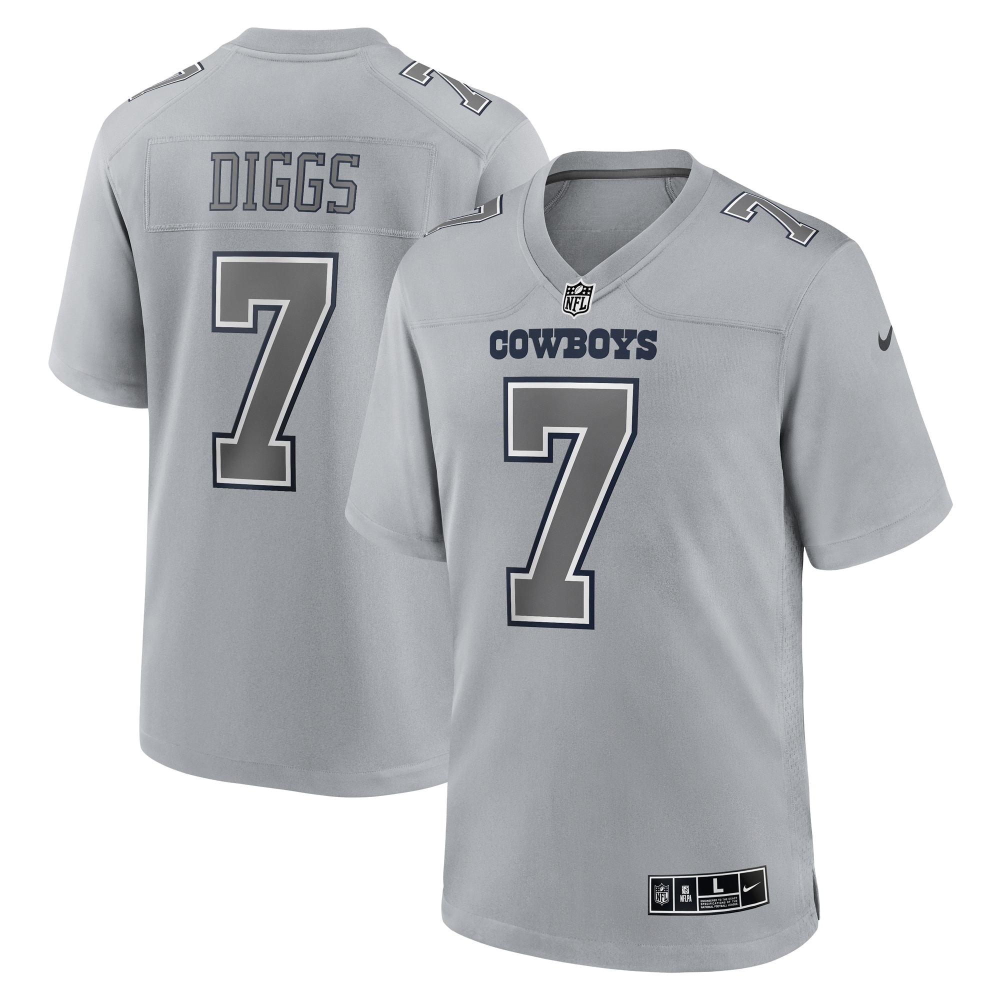 Trevon Diggs Dallas Cowboys Nike Atmosphere Fashion Game Jersey Gray