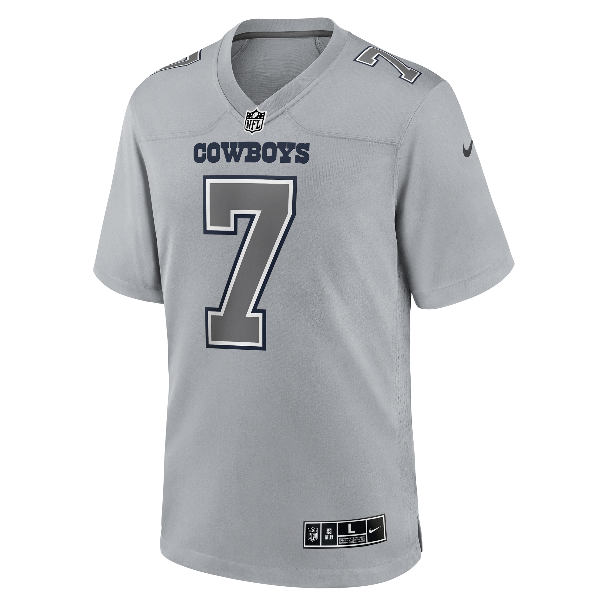 Trevon Diggs Dallas Cowboys Nike Atmosphere Fashion Game Jersey Gray - Image 2