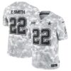 Dallas Cowboys #22 Emmitt Smith Arctic Camo 2024 FUSE Salute To Service Limited Football Stitched Jersey