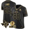 Men’s Cowboys 2023 NFC East Champions Patch Gold Vapor Jersey – All Stitched – Black Gold – CeeDee Lamb