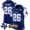 Men’s Cowboys 2023 NFC East Champions Patch Vapor Jersey – All Stitched – Royal – DaRon Bland