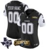 Cowboys 2023 NFC East Champions Patch Vapor Custom Jersey – All Stitched – Women – Black