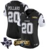 Women’s Cowboys 2023 NFC East Champions Patch Vapor Jersey – All Stitched – Black – Tony Pollard