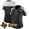 Women’s Cowboys 2023 NFC East Champions Patch Gold Vapor Jersey – All Stitched – Alternate Gold – Trevon Diggs