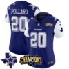 Women’s Cowboys 2023 NFC East Champions Patch Vapor Jersey – All Stitched – Royal – Tony Pollard
