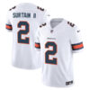 Denver Broncos #2 Pat Surtain II White 2024 Draft FUSE Vapor Limited Jersey