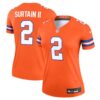 Denver Broncos #2 Patrick Surtain II Mile High Collection 1977 Throwback Player Legend Jersey – Orange