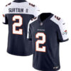 Denver Broncos #2 Pat Surtain II Navy 2024 Draft FUSE Alternate Jersey