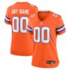 Denver Broncos Nike Mile High Collection 1977 Throwback Custom Game Jersey – Orange