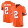 Denver Broncos #2 Patrick Surtain II Alternate Mile High Collection 1977 Throwback Vapor FUSE Limited Jersey – Orange