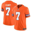 Denver Broncos #7 John Elway Orange FUSE Mile High Collection 1977 Jersey