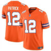 Denver Broncos #12 Tim Patrick Orange FUSE Mile High Collection 1977 Jersey