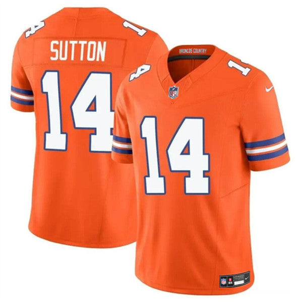 Denver Broncos #14 Courtland Sutton Orange FUSE Mile High Collection Jersey