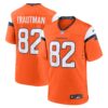 Adam Trautman Denver Broncos Nike Team Game Jersey Orange