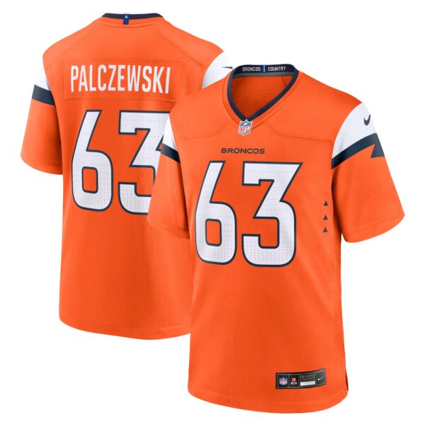 Alex Palczewski Denver Broncos Nike Team Game Jersey Orange