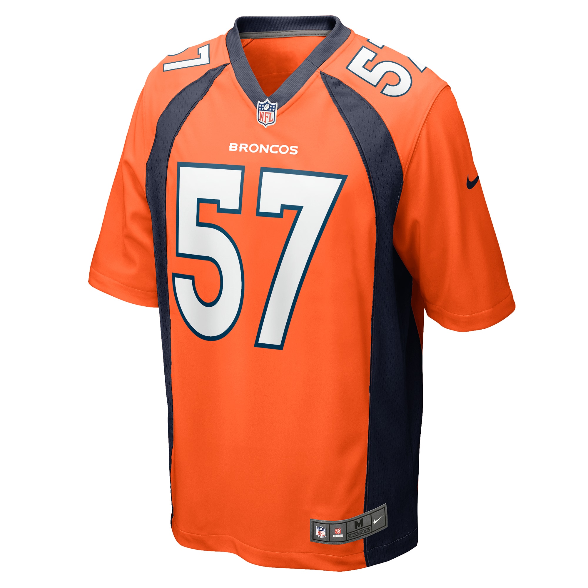 Ben Niemann Denver Broncos Nike Team Game Jersey Orange - Image 2
