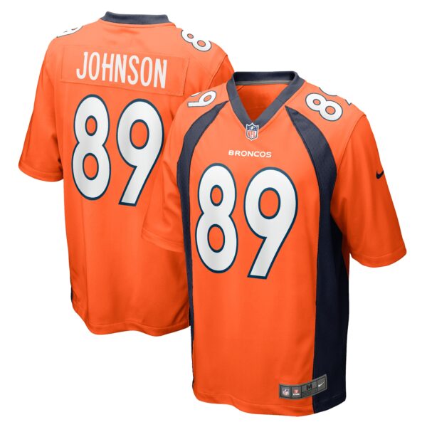 Brandon Johnson Denver Broncos Nike Game Player Jersey Orange