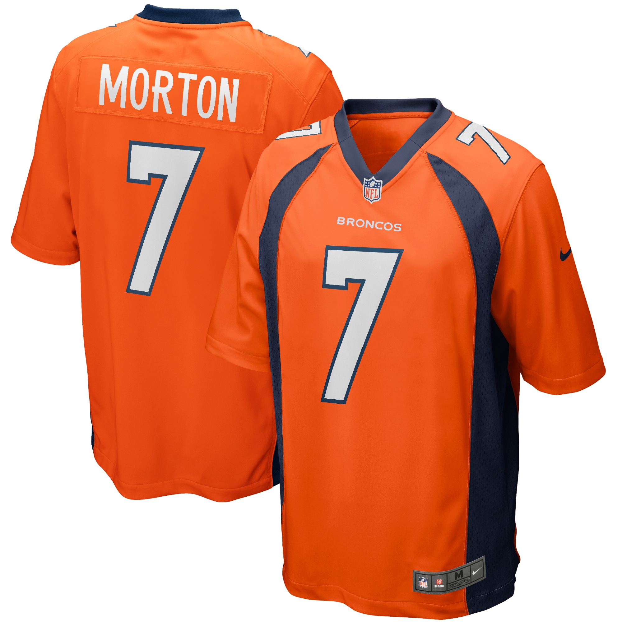 Craig Morton Denver Broncos Nike Game Retired Player Jersey Orange