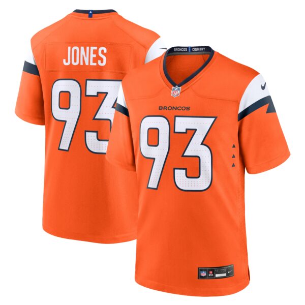 DJ Jones Denver Broncos Nike Team Game Jersey Orange