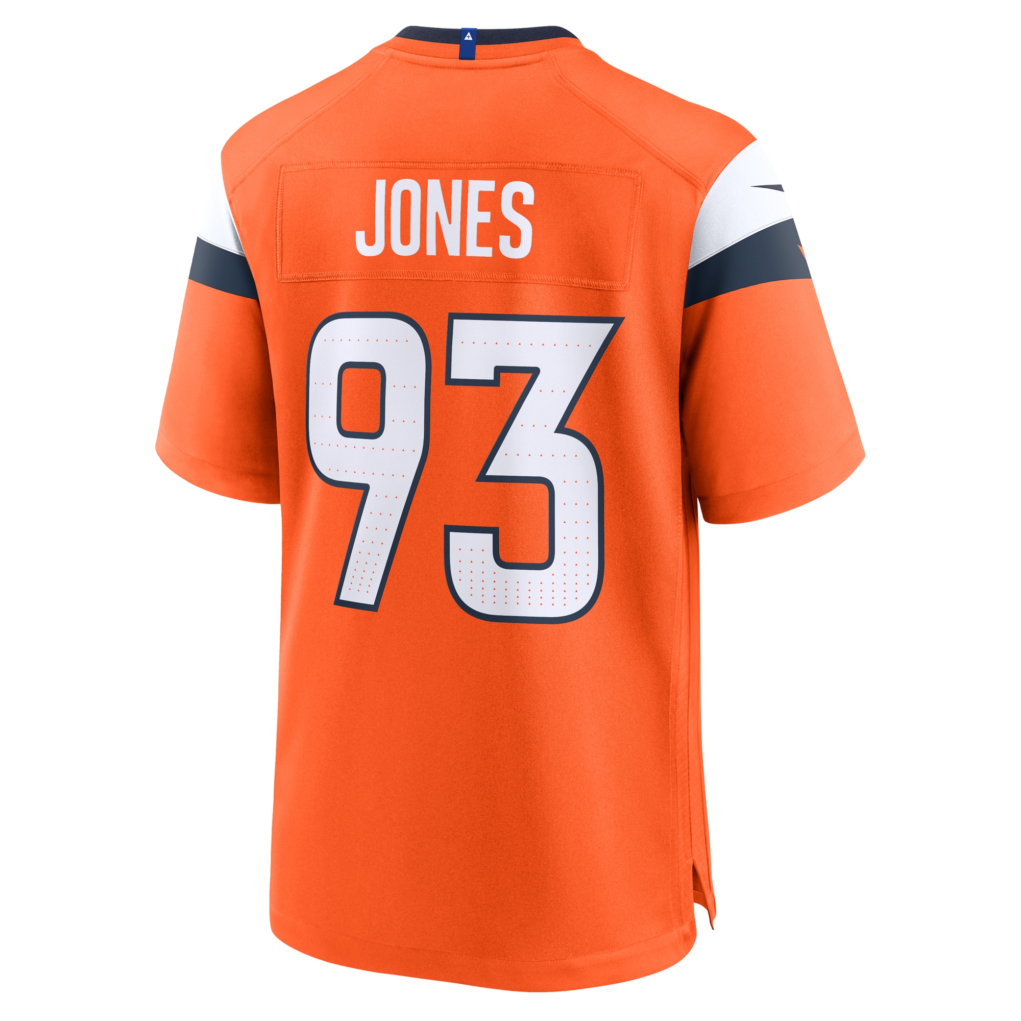 DJ Jones Denver Broncos Nike Team Game Jersey Orange - Image 3