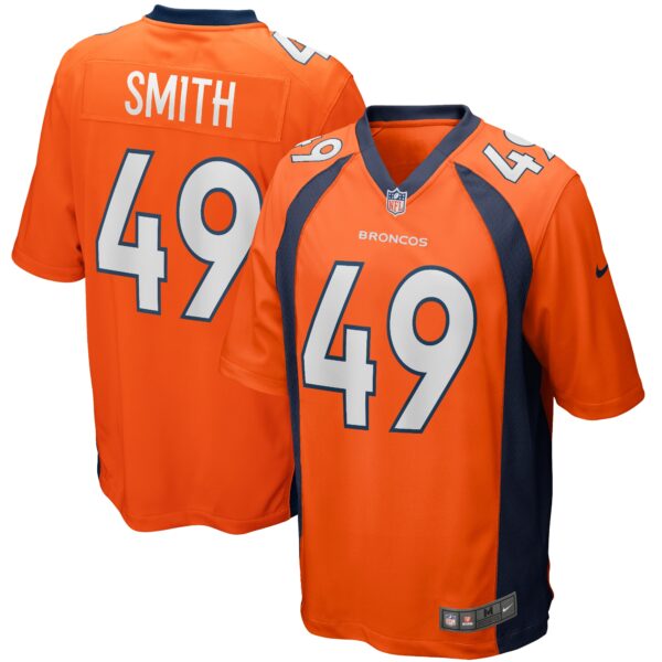 Dennis Smith Denver Broncos Nike Game Retired Player Jersey Orange