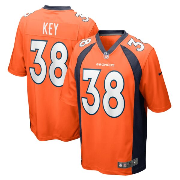 Devon Key Denver Broncos Nike Team Game Jersey Orange