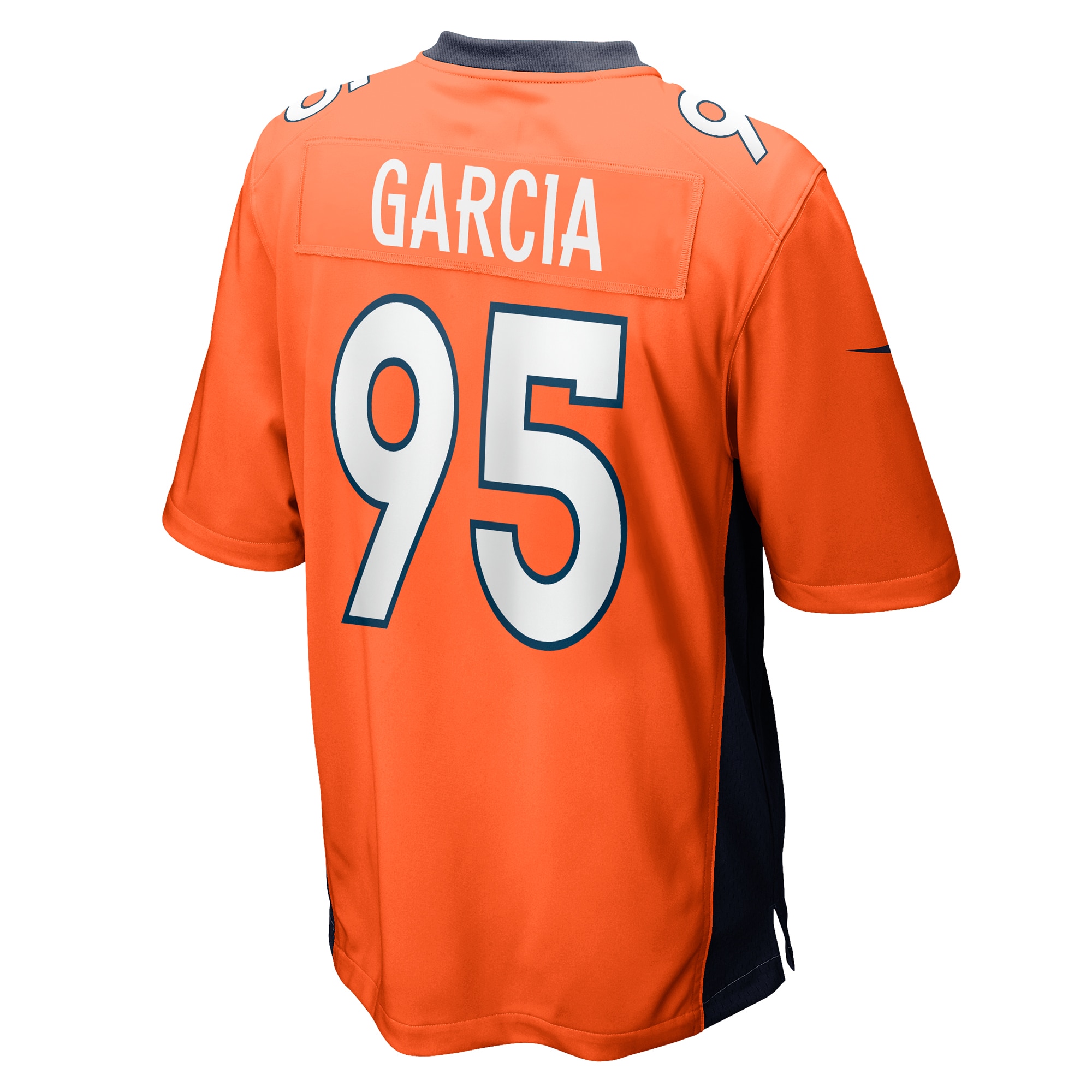 Elijah Garcia Denver Broncos Nike Team Game Jersey Orange - Image 3
