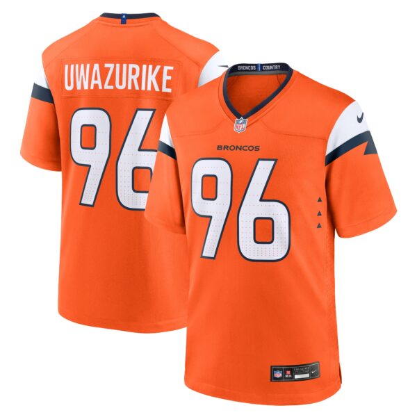 Eyioma Uwazurike Denver Broncos Nike Team Game Jersey Orange