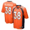 Jaleel Mclaughlin Denver Broncos Nike Game Jersey Orange