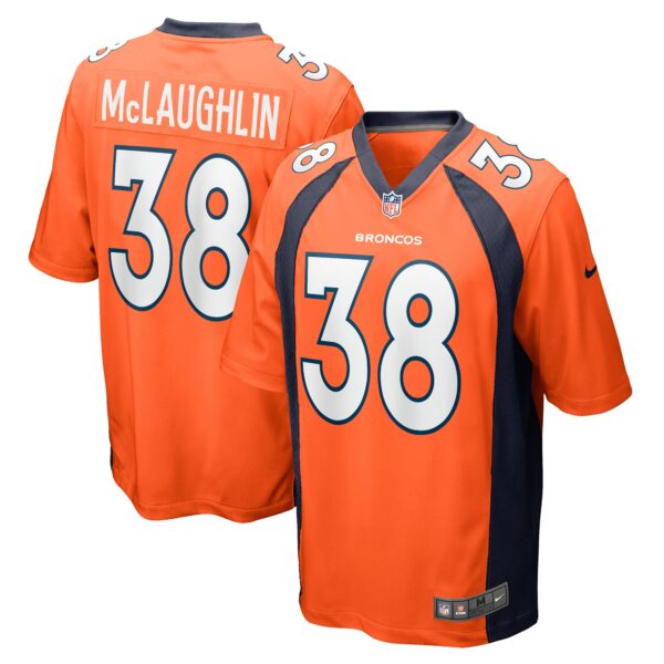 Jaleel Mclaughlin Denver Broncos Nike Game Jersey Orange