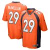Jaquan Mcmillian Denver Broncos Nike Team Game Jersey Orange