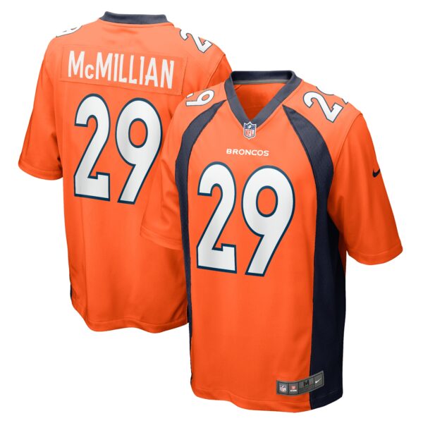 Jaquan Mcmillian Denver Broncos Nike Team Game Jersey Orange